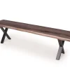 Akita Bænk, Eg, Mørk olie, 40x180 cm