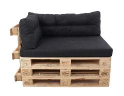Alis Pallehynde - Ryg - 13x40x60 cm - Sort