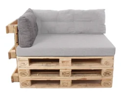 Alis Pallehynde - Ryg - 13x40x60 cm - Grå