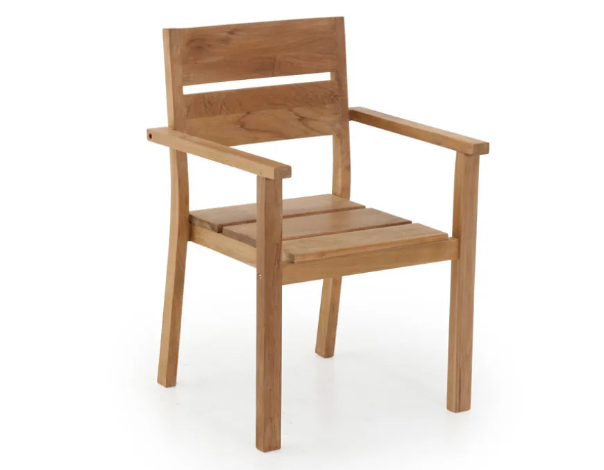 Alma Hercules Teak Havemøbelsæt - m/armlæn