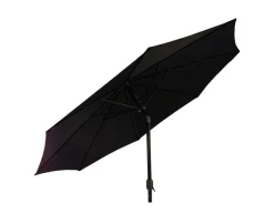 Alu parasol med tilt - Ø 3 meter - Sort