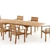 Anna Hercules Teak Havemøbelsæt - m/armlæn