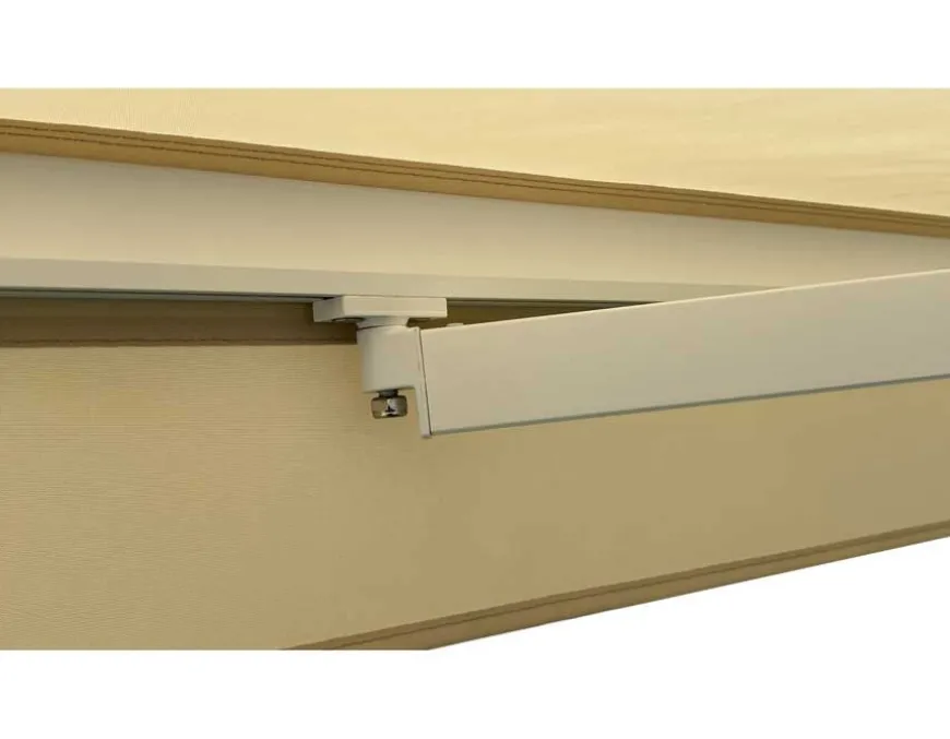 Ask Manuel Markise - Semikassette - 3,5 x 3 m - Hvid/Beige