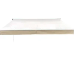 Ask Manuel Markise - Semikassette - 3,5 x 3 m - Hvid/Beige