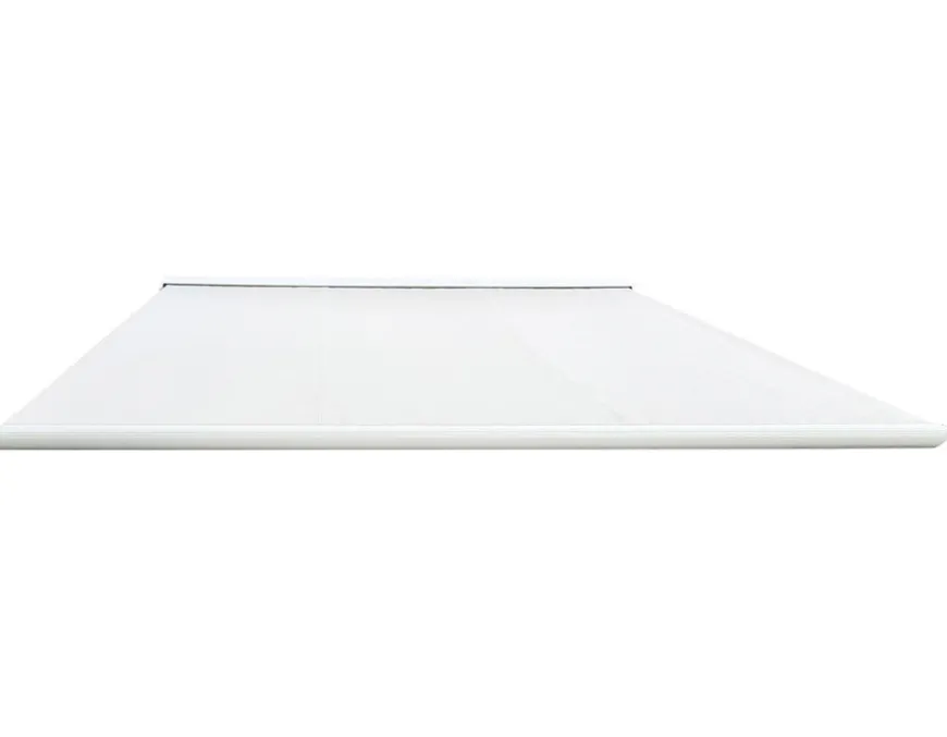Bøg Markise - m/motor & LED-lys - 4,8 x 3 m - Hvid/Beige