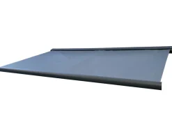 Bøg Markise - m/motor & LED-lys - 3,5 x 3 m - Grå/Grå