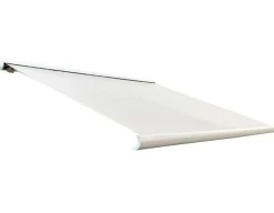Bøg Markise - m/motor & LED-lys - 3,5 x 3 m - Hvid/Beige