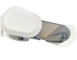 Bøg Markise - m/motor & LED-lys - 3,5 x 3 m - Hvid/Beige