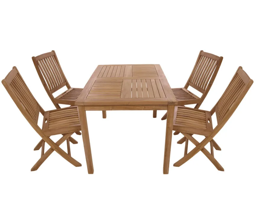 Bremen 120 Mia Teak Havemøbelsæt