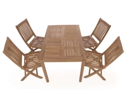 Bremen 120 Mia Teak Havemøbelsæt