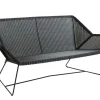 Cane-line Breeze 2 pers. Sofa, Black