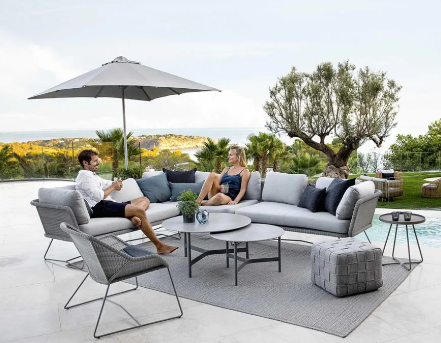 Cane-line Breeze Loungestol - Light Grey