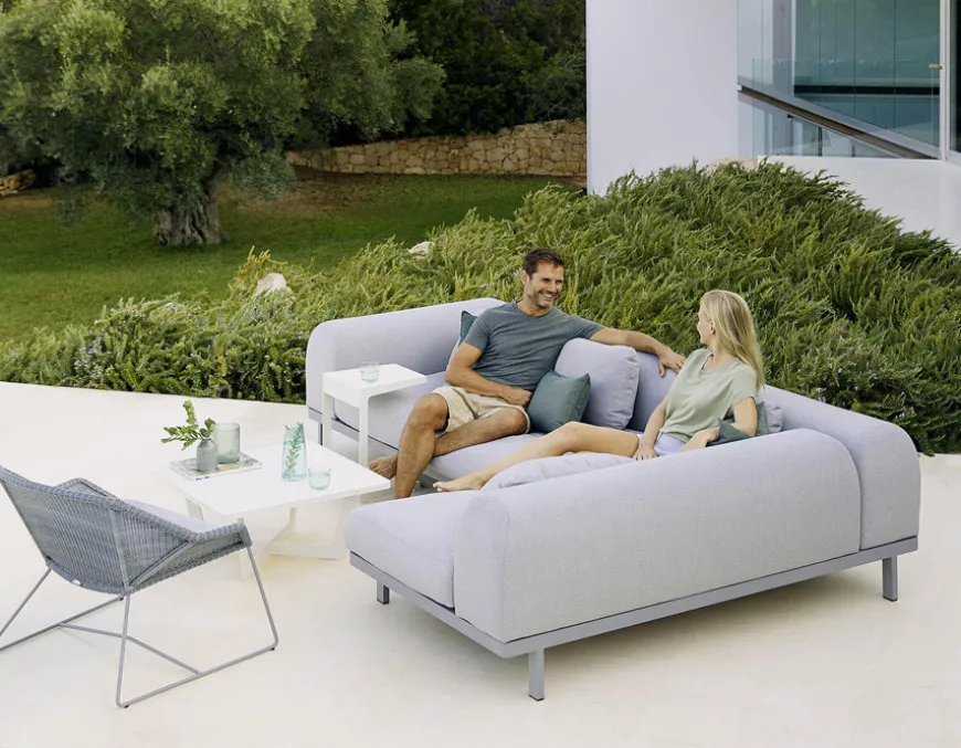 Cane-line Breeze Loungestol - Light Grey