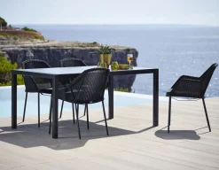 Cane-line Breeze Stabelstol m/armlæn - Black