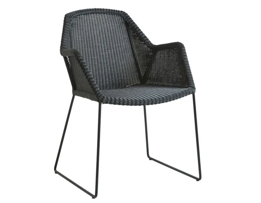 Cane-line Breeze Stol m/armlæn - Black