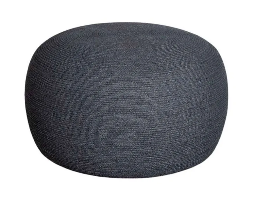Cane-line Circle Fodskammel, Stor, Dark Grey