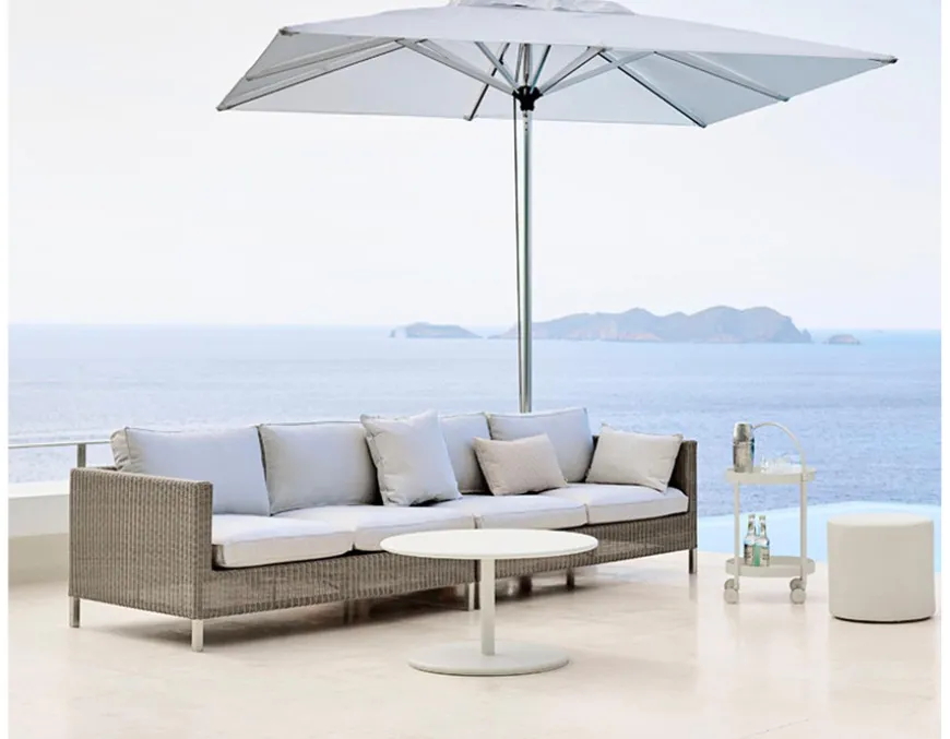 Cane-line Connect 2 pers. sofa m/hynder - Højre - Taupe