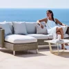Cane-line Connect Loungesæt m/chaiselong - Taupe