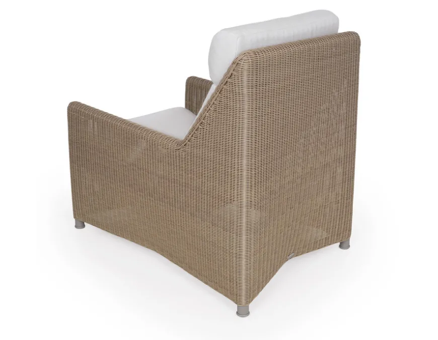 Cane-line Diamond Highback Stol m/hynde - Light Natural/White
