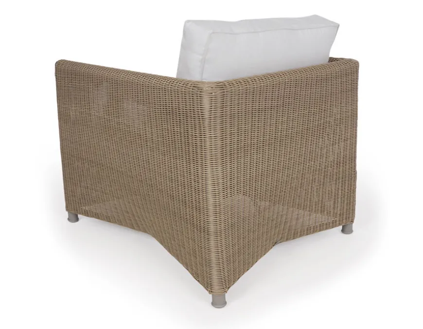 Cane-line Diamond Loungestol m/hynde - Light Natural/White