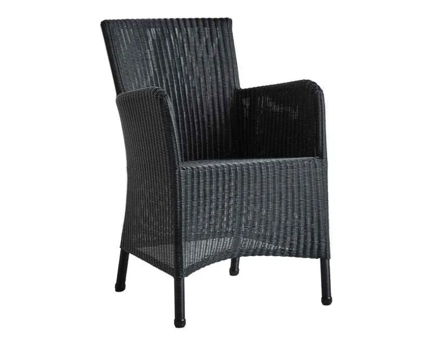 Cane-line Hampsted stol m/armlæn - Black