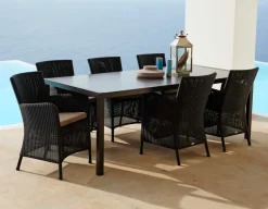 Cane-line Hampsted stol m/armlæn - Black