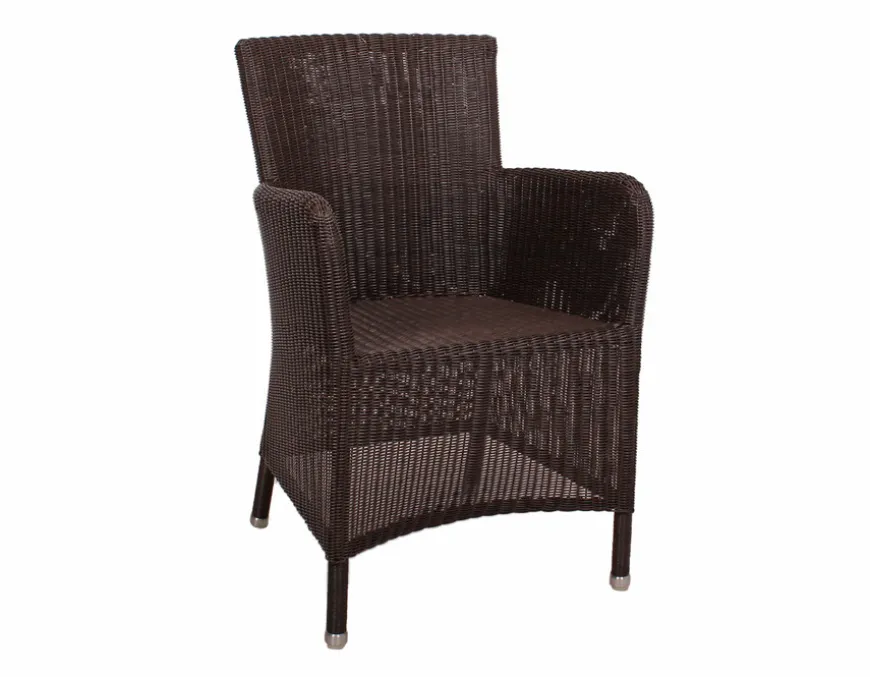 Cane-line Hampsted stol m/armlæn - Mocca