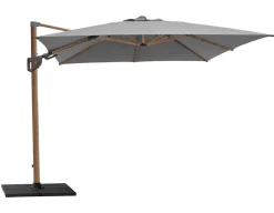Cane-line Hyde, Hængeparasol, Tilt, 3 x 3 m, Antracit, Trælook