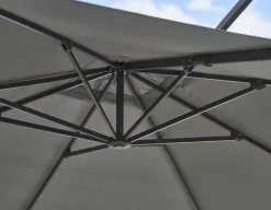 Cane-line Hyde, Hængeparasol, Tilt, 3 x 4 m, Light Grey