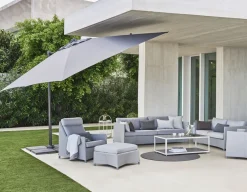 Cane-line Hyde, Hængeparasol, Tilt, 3 x 3 m, Antracit grey