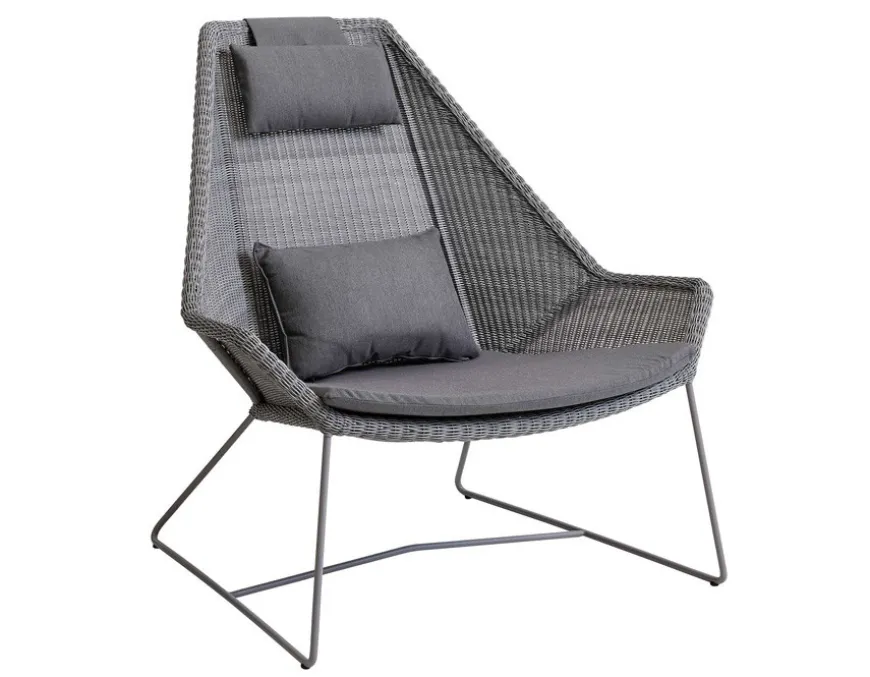 Cane-line Hynde til Breeze Highback Stol - Grey Natté