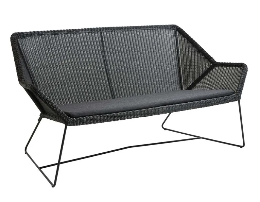 Cane-line Hynde til Breeze 2-pers. Sofa - Black Natté