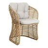Cane-line hyndesæt til Basket / Ocean Stol - Light Brown Wove