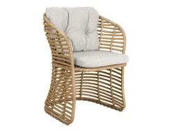 Cane-line hyndesæt til Basket / Ocean Stol - Light Brown Wove