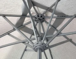 Cane-line Major parasol m/slide system, 3x3 meter, Light Grey