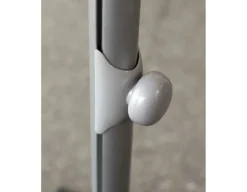 Cane-line Major parasol m/slide system, 3x3 meter, Light Grey