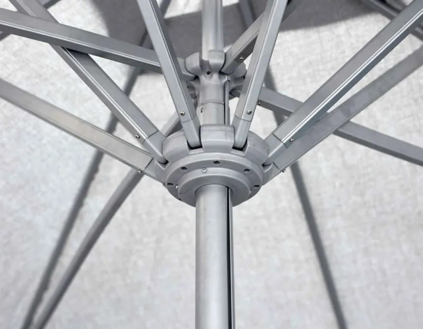 Cane-line Major parasol m/slide system, 3x3 meter, Antracit Grey
