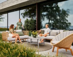 Cane-line Nest 3 pers. sofa m/hynder