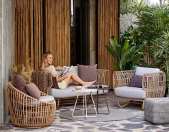 Cane-line Nest Loungestol m/hynder