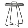 Cane-line On-the-move sidebord, Ekstra lille, Light grey