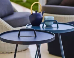 Cane-line On-the-move sidebord, Lille, Midnight Blue