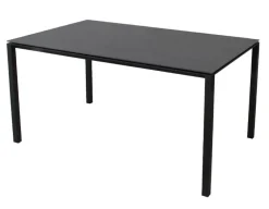 Cane-line Pure Havebord 90x150 cm - Lavagrå m/sort bordplade