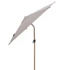 Cane-line Sunshade Parasol, Ø 3 meter, m/tilt, m/stok i trælook, Taupe