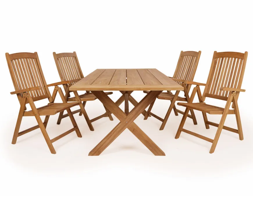 Chadstone Madrid Teak Havemøbelsæt