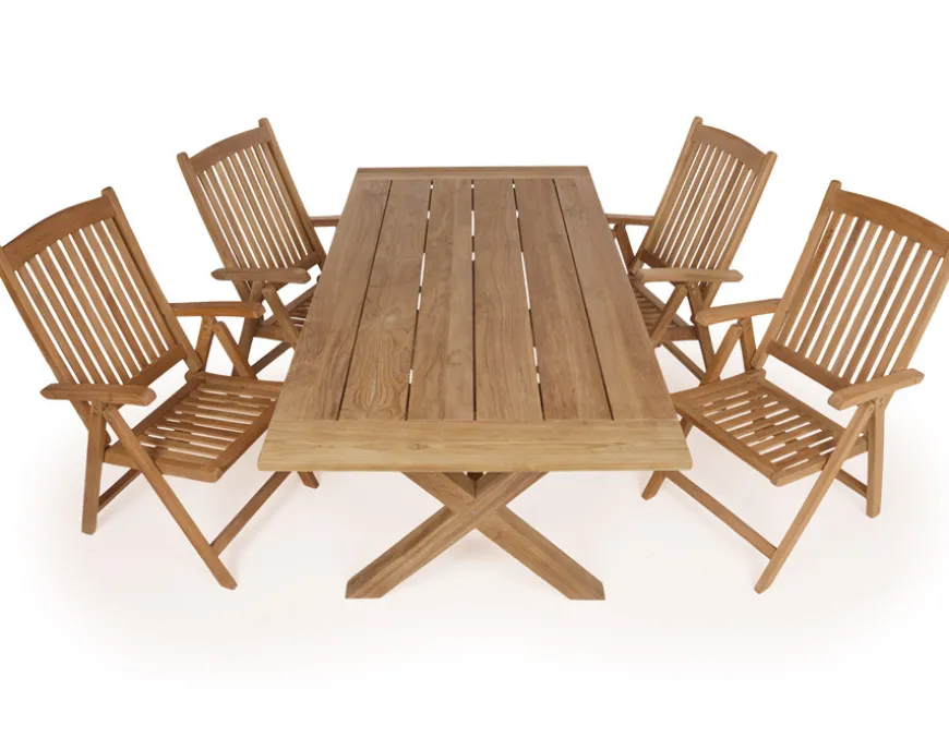 Chadstone Madrid Teak Havemøbelsæt