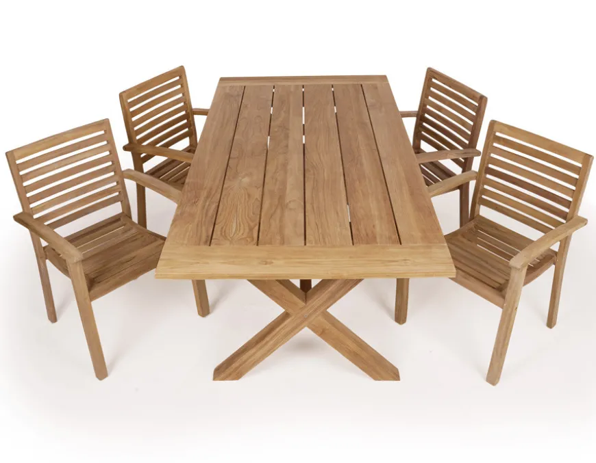 Chadstone Pala Teak Havemøbelsæt