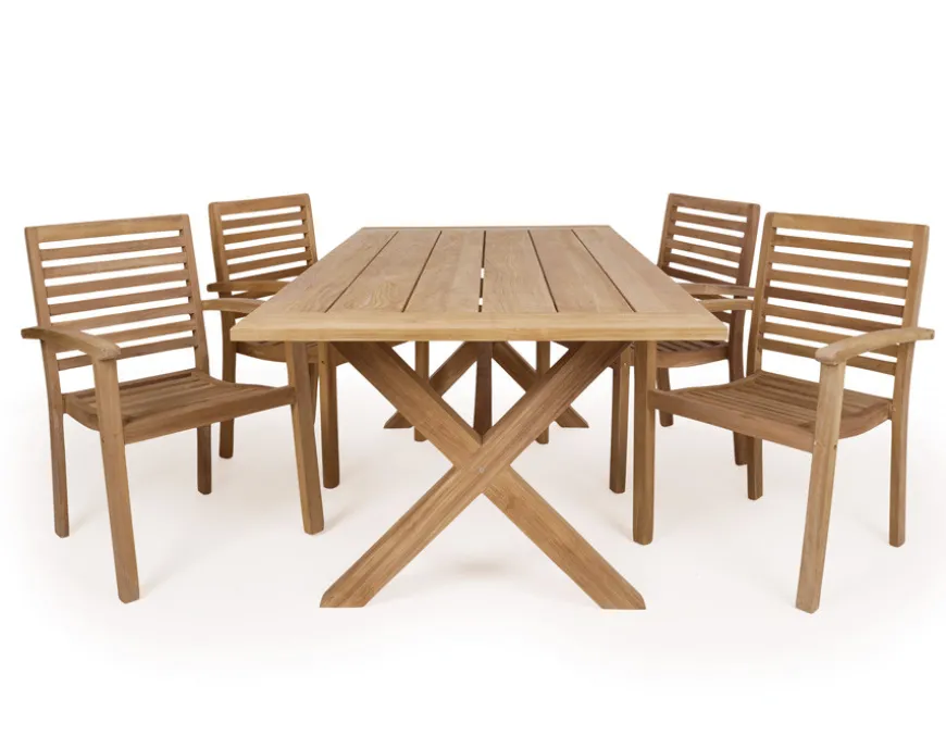 Chadstone Pala Teak Havemøbelsæt