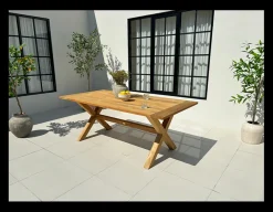 Chadstone Teak Bord - 100x200 cm