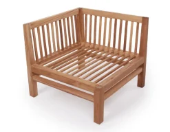 Colorado Teak Hjørnemodul - m/Andorra Airflow hynder