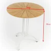 DaneLine Adam Cafébord - Nonwood - Ø70 cm - Hvid